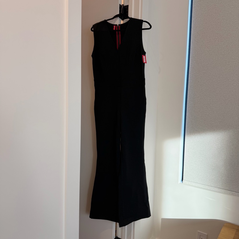 NWT SPANX Black Sleeveless Jumpsuit